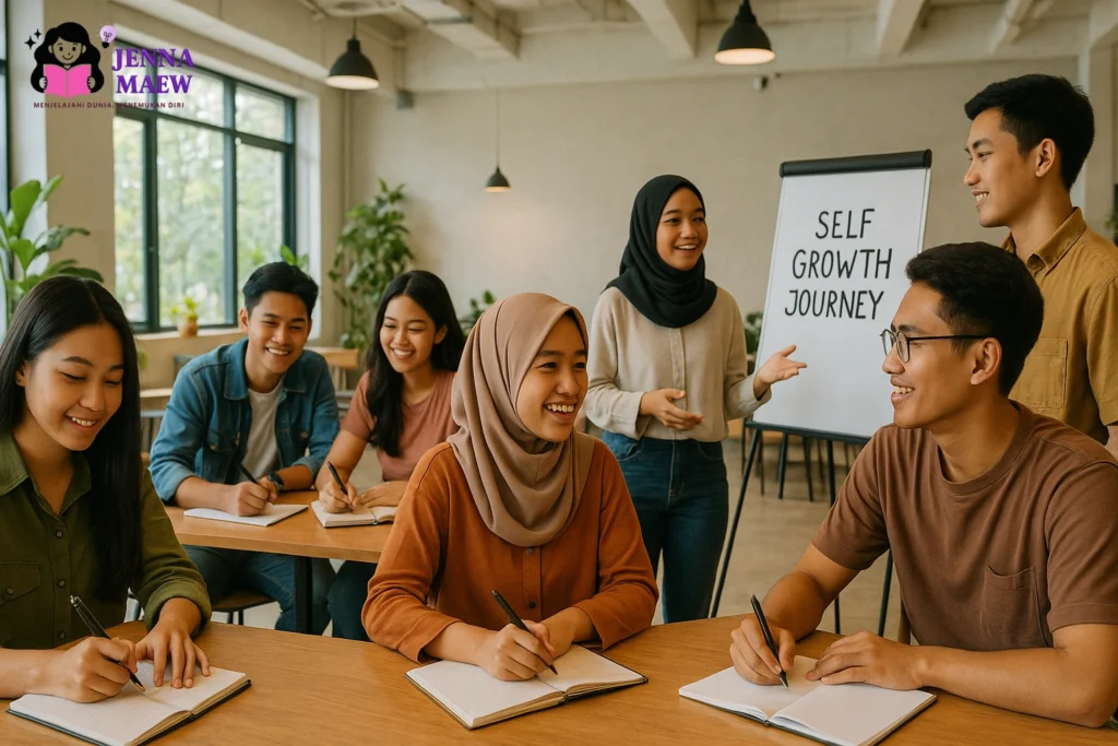 jennamaew.com - Ilustrasi Perjalanan Menemukan Versi Terbaik Diri Sendiri